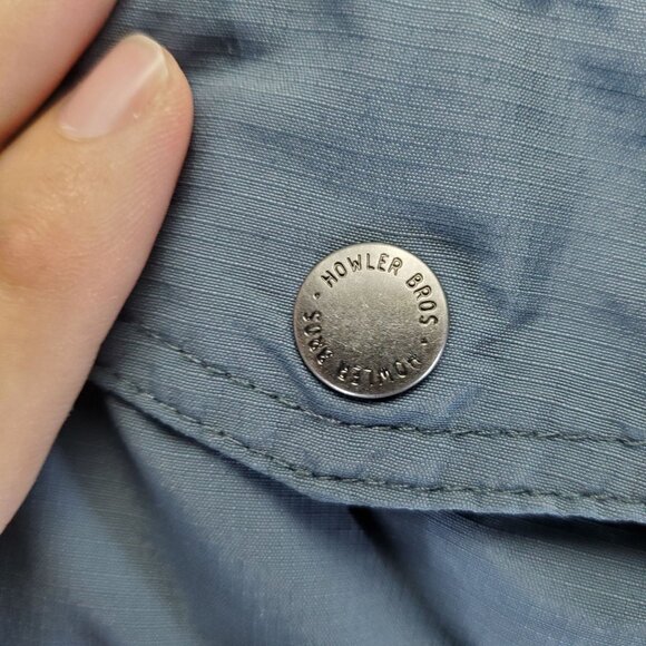 Howler Bros Shorts Mens Size 32 Blue Ripstop Fabric Drawstring Lightweight - Picture 12 of 13